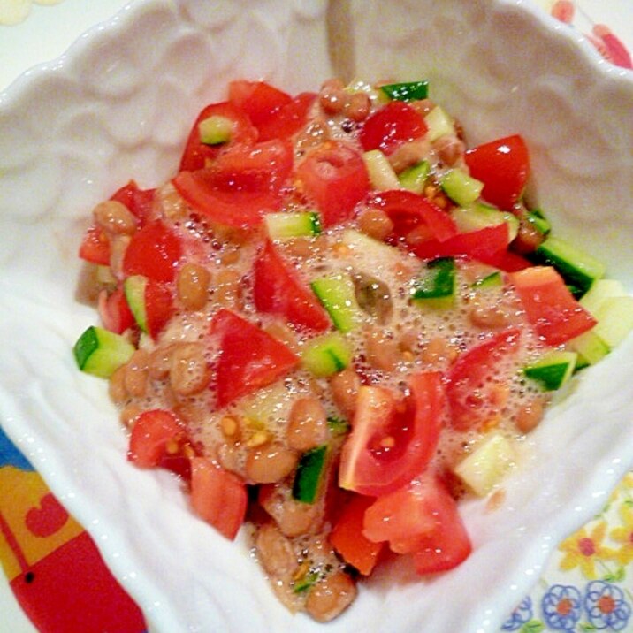 カラフル納豆♪